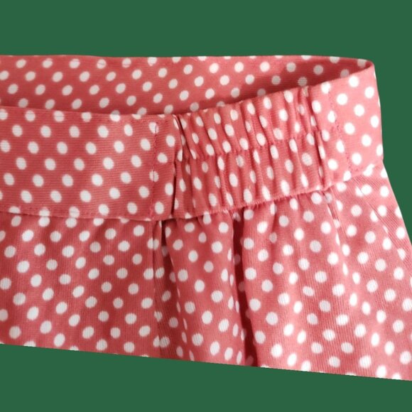 Mirumer by Asia Supreme Vtg -Style Polka Dot Shirt & Skirt Set Coral 11 - Picture 14 of 16